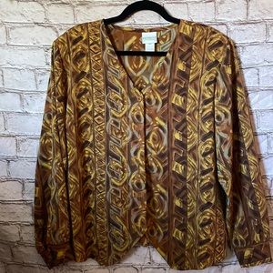 Partners II long sleeve beautiful blouse.